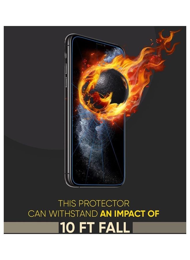 SWIFT SHIELDZ Unbreakable Hybrid Glass Screen Protector for iPhone 11 Pro Max Transparent  - Image 4