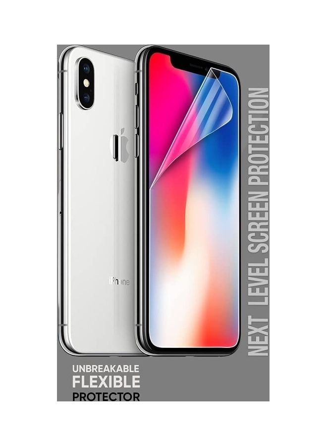 SWIFT SHIELDZ Unbreakable Hybrid Glass Screen Protector for iPhone X Transparent  - Image 2
