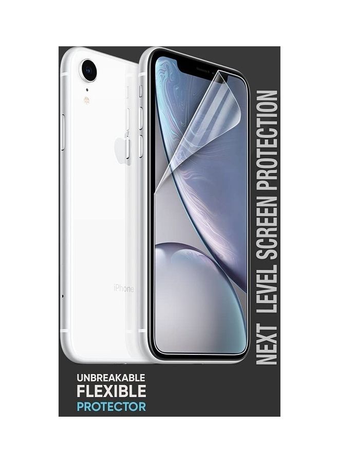 SWIFT SHIELDZ Unbreakable Hybrid Glass Screen Protector for iPhone XR Transparent  - Image 2