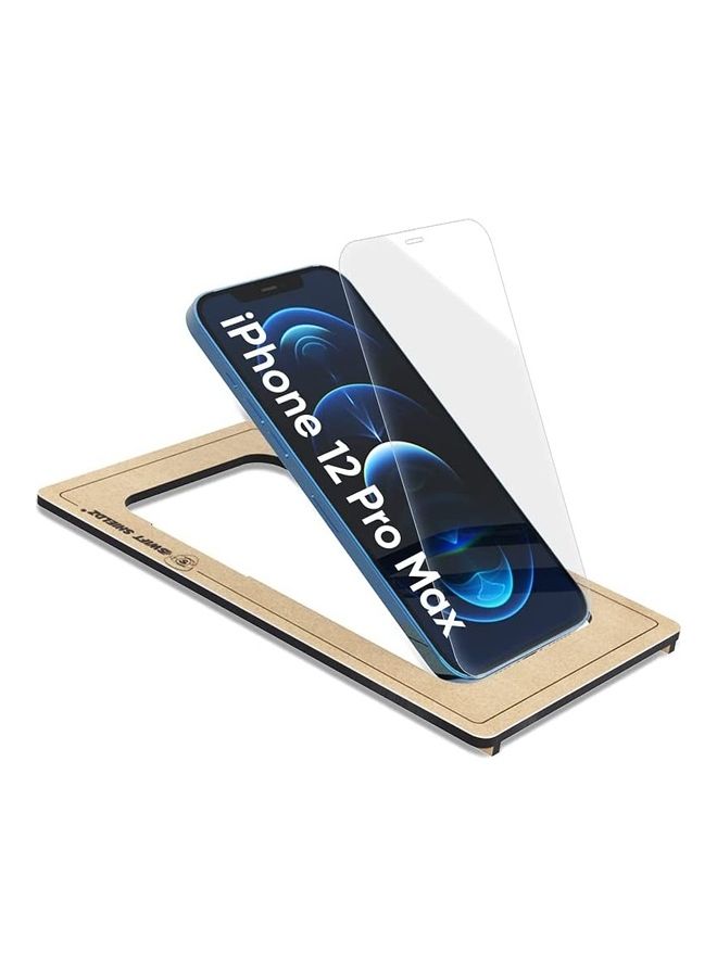 SWIFT SHIELDZ Unbreakable Hybrid Glass Screen Protector for iPhone 12 Pro Max Transparent  - Image 1