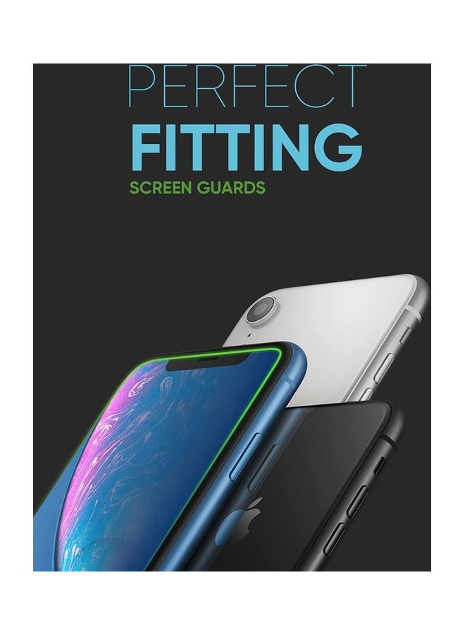 SWIFT SHIELDZ Unbreakable Hybrid Glass Screen Protector for iPhone XR Transparent  - Image 3