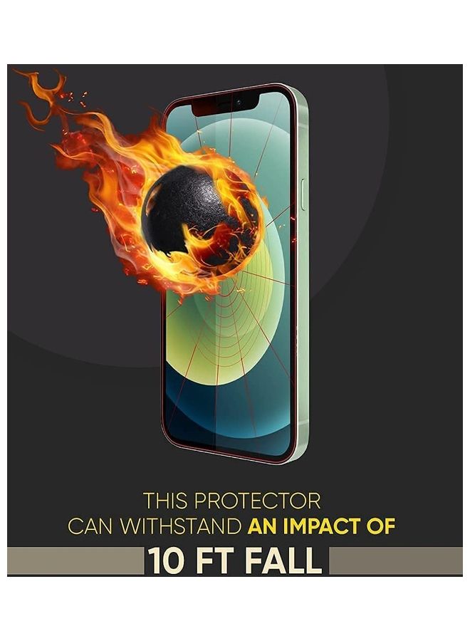 SWIFT SHIELDZ Unbreakable Hybrid Glass Screen Protector for iPhone 13 Transparent  - Image 2
