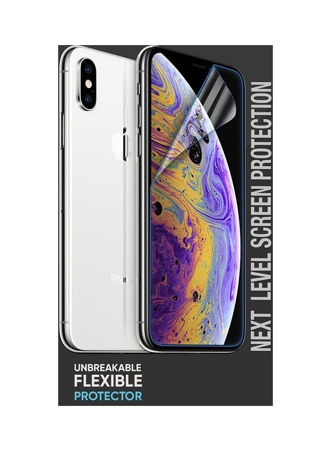 SWIFT SHIELDZ Unbreakable Hybrid Glass Screen Protector for iPhone XS Max Transparent  - Image 2