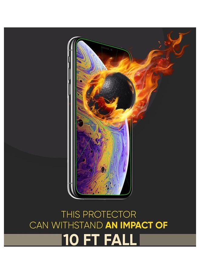 SWIFT SHIELDZ Unbreakable Hybrid Glass Screen Protector for iPhone XS Max Transparent  - Image 4