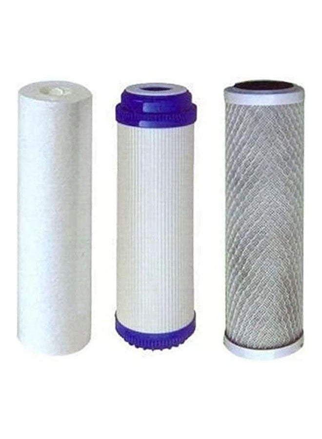 Water Filters Wax Set White