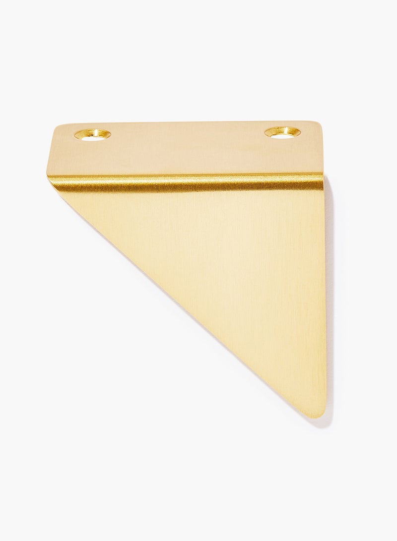 Amal - Modern Triangle Shape Door Knob Brown - Right 40 x 60mm - Image 1