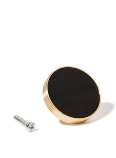 Amal Asian Style Cabinet Knob Black Sandalwood 40 x 25mm  - Image 1