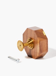 Amal Modern Style Cabinet Handle Walnut 45 x 31mm  - Image 4