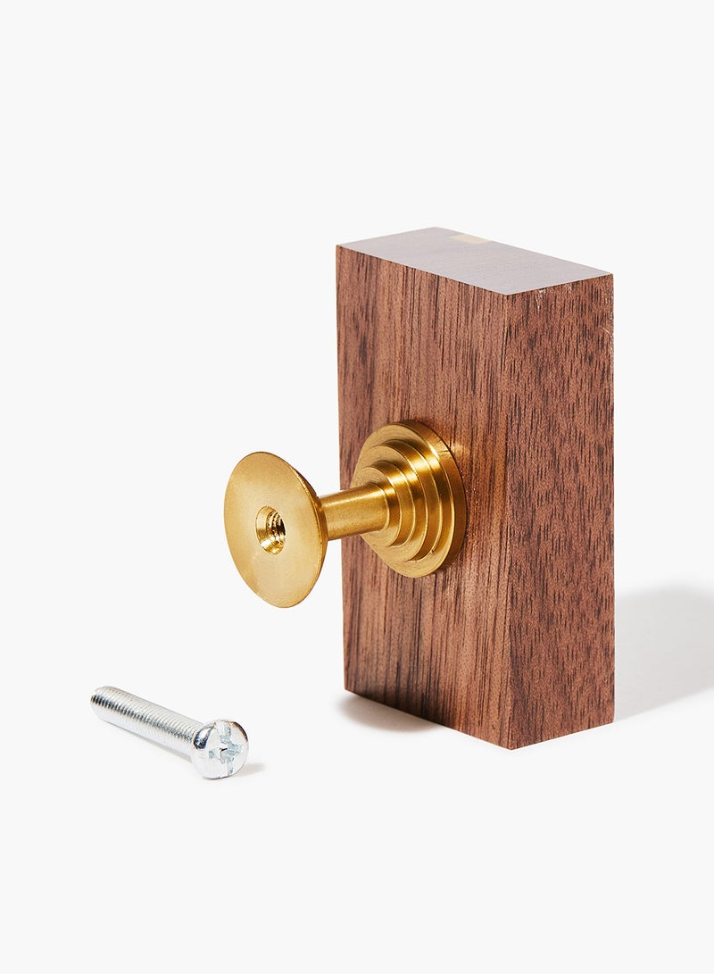 Amal - Modern Style Cabinet Handle Walnut 50 x 30 x 31mm - Image 1