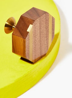 Amal Modern Style Cabinet Handle Walnut 45 x 31mm  - Image 2