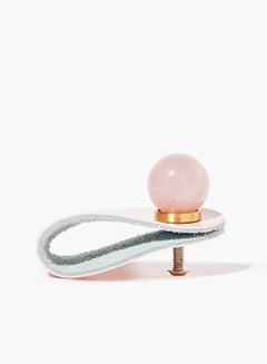 Amal Modern Kitchen Cabinet Handle Powder Pink 30 x 65mm  - Image 1