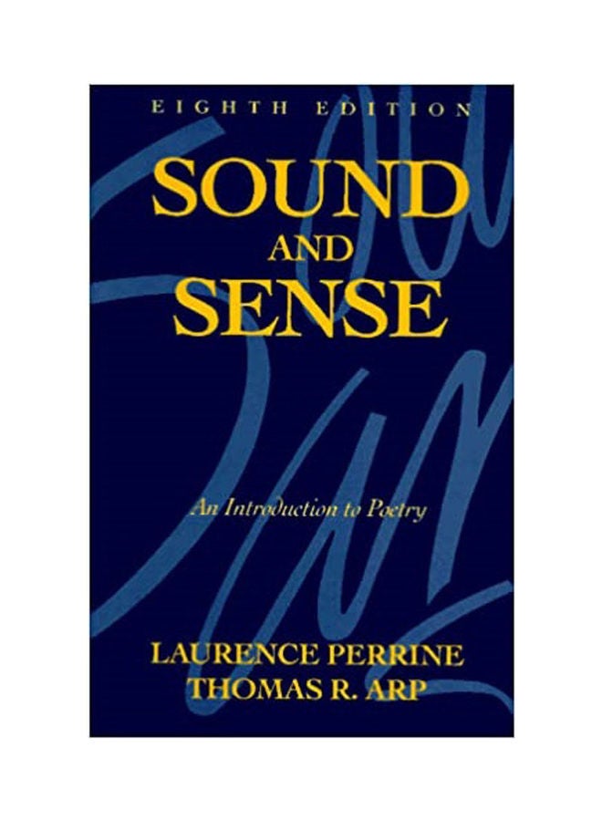 null - Sound And Sense: An Introduction To Poetry Paperback English by Laurence Perrine And Thomas R. Arp - Image 1