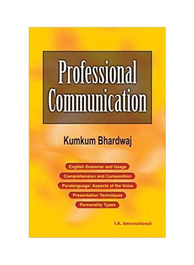 Professional Communication Paperback English by Bhardwaj 