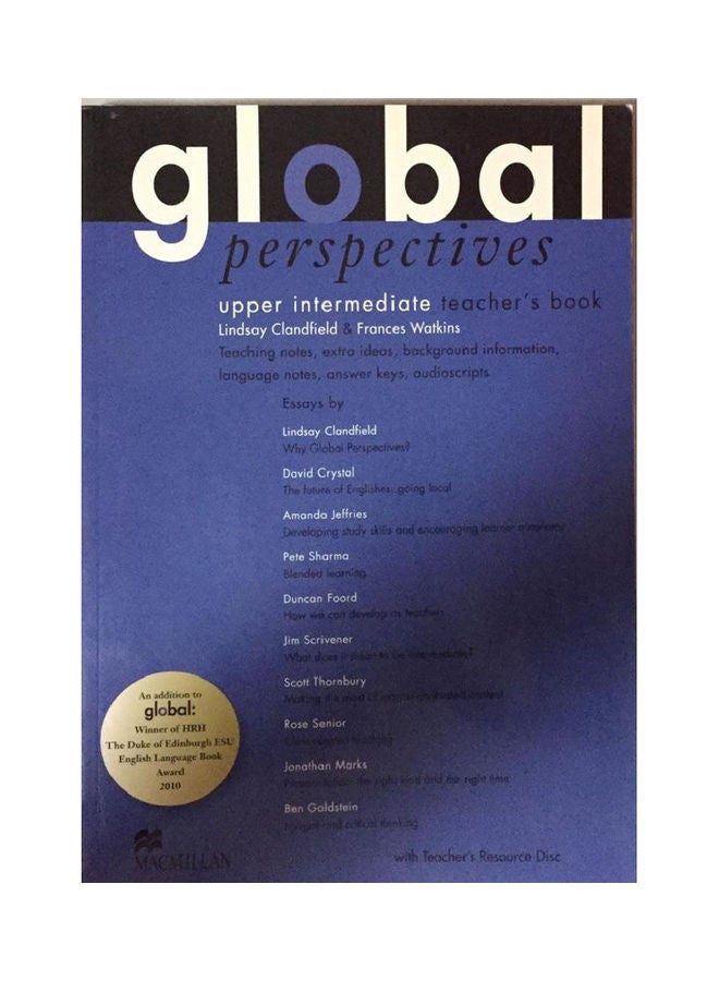 Global Perspectives Upper Intermediate Level Teacher'S Book Pack Dvd-Rom eBook English by Clandfield L Et Al 