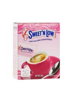 SWEET'N LOW Low Calorie Sweetener (50 Sachets) 40grams 
