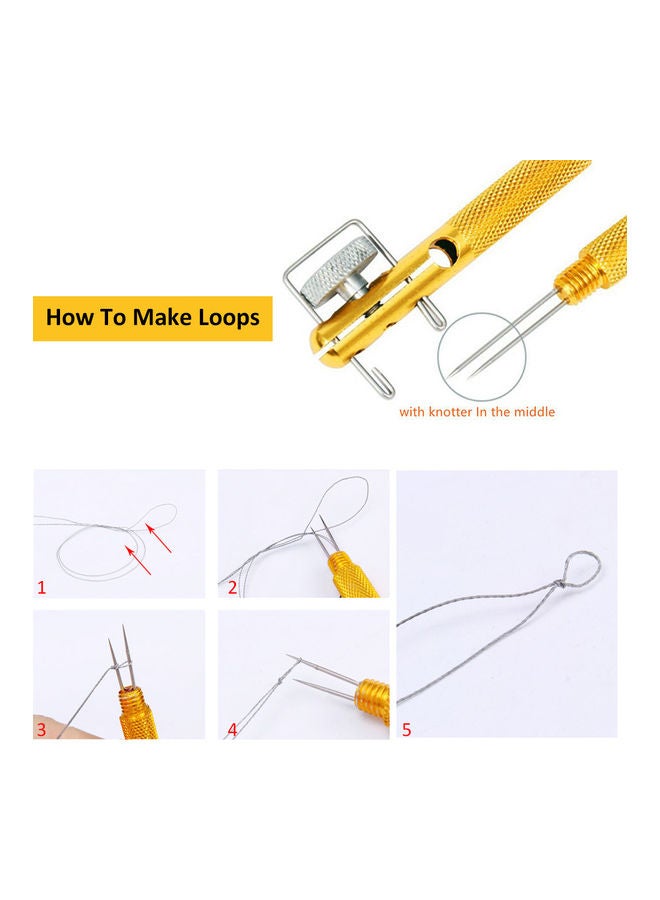 Generic - Fishing Hook Tier Line Knotter Tackle Tool 18x1.1x6cm - Image 1