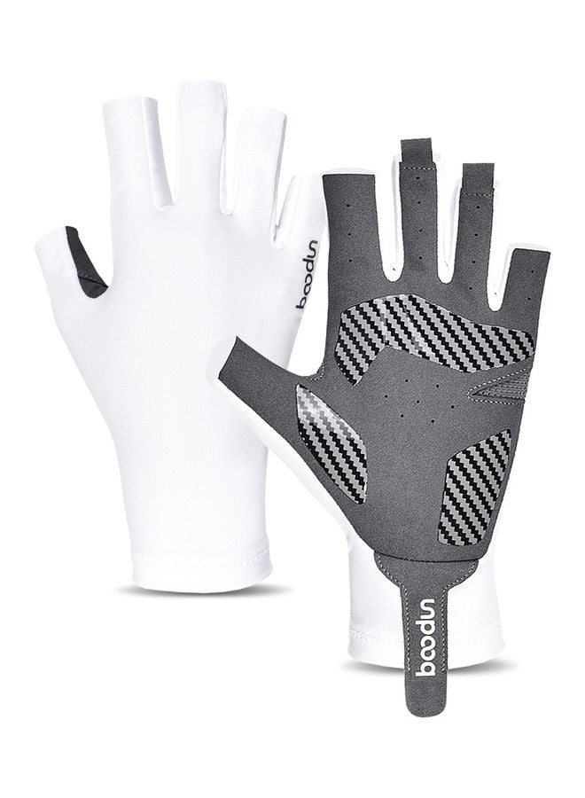 بودون Anti-Skid Sun Protection Half Finger Fishing Glove 30x3x16cm - Image 2