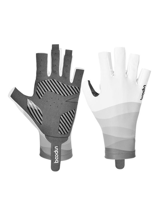 بودون Anti-Skid Sun Protection Half Finger Fishing Glove 30x3x16cm - Image 3