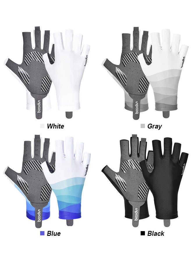بودون Anti-Skid Sun Protection Half Finger Fishing Glove 30x3x16cm - Image 3
