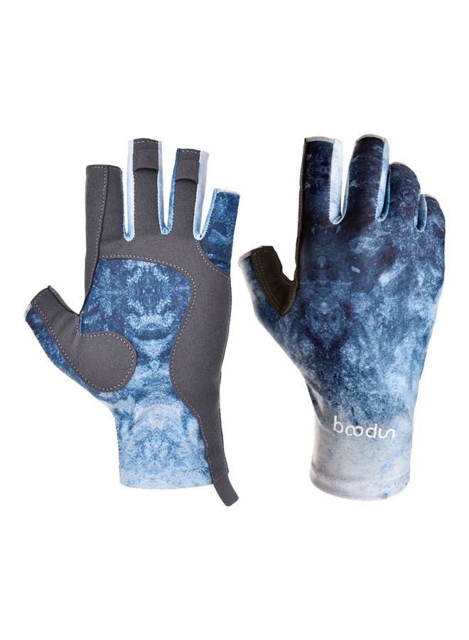 BOODUN Anti-Skid Super Elastic Half Finger Fishing Glove 30x3x16cm - Image 1