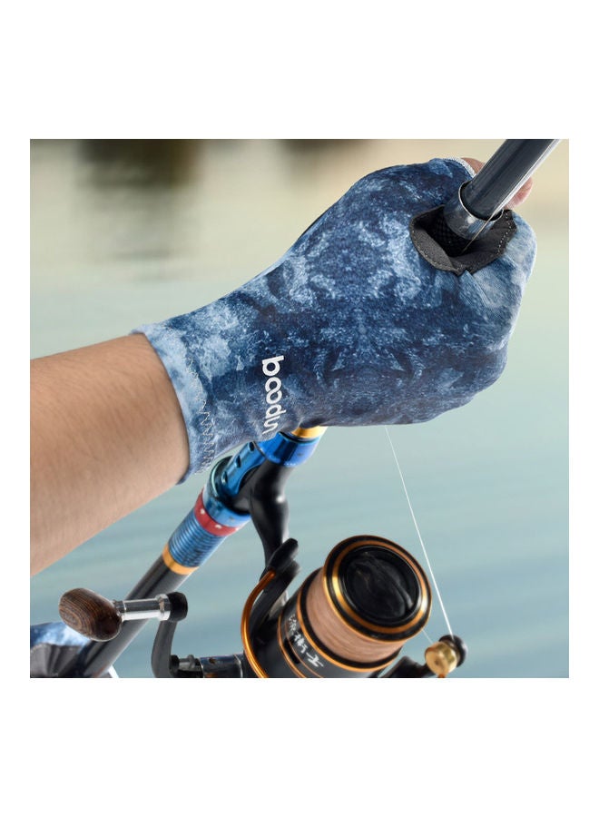 BOODUN Anti-Skid Super Elastic Half Finger Fishing Glove 30x3x16cm - Image 3