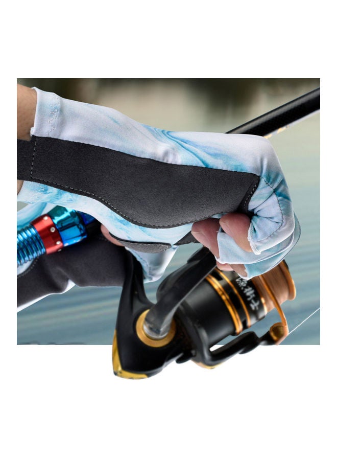 BOODUN Anti-Skid Super Elastic Half Finger Fishing Glove 30x3x16cm - Image 2