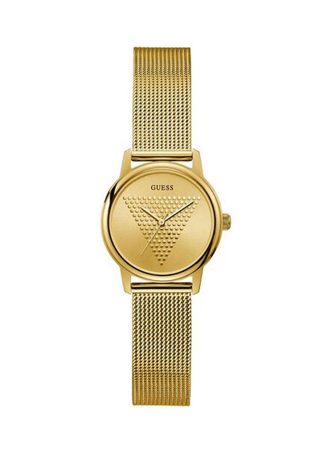 جس ساعة يد بعقارب وسوار من الإستانلس ستيل طراز GW0106L2 للنساء - Image 1