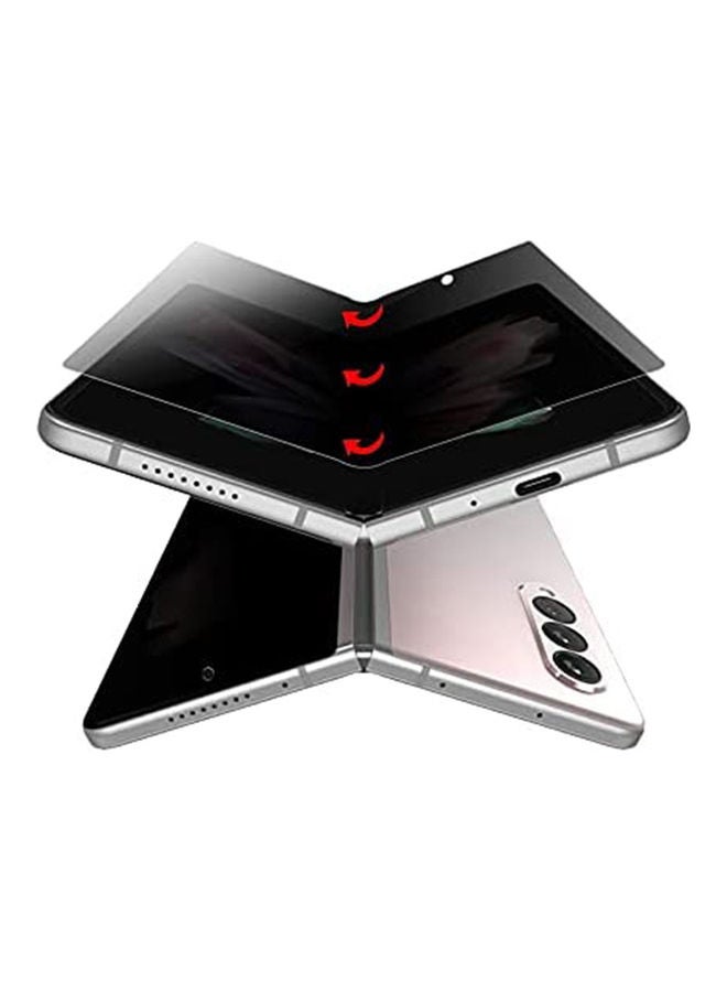 Samsung Galaxy Z Fold 3 High-Definition Privacy Hydrogel Membrane Soft Screen Protector Clear