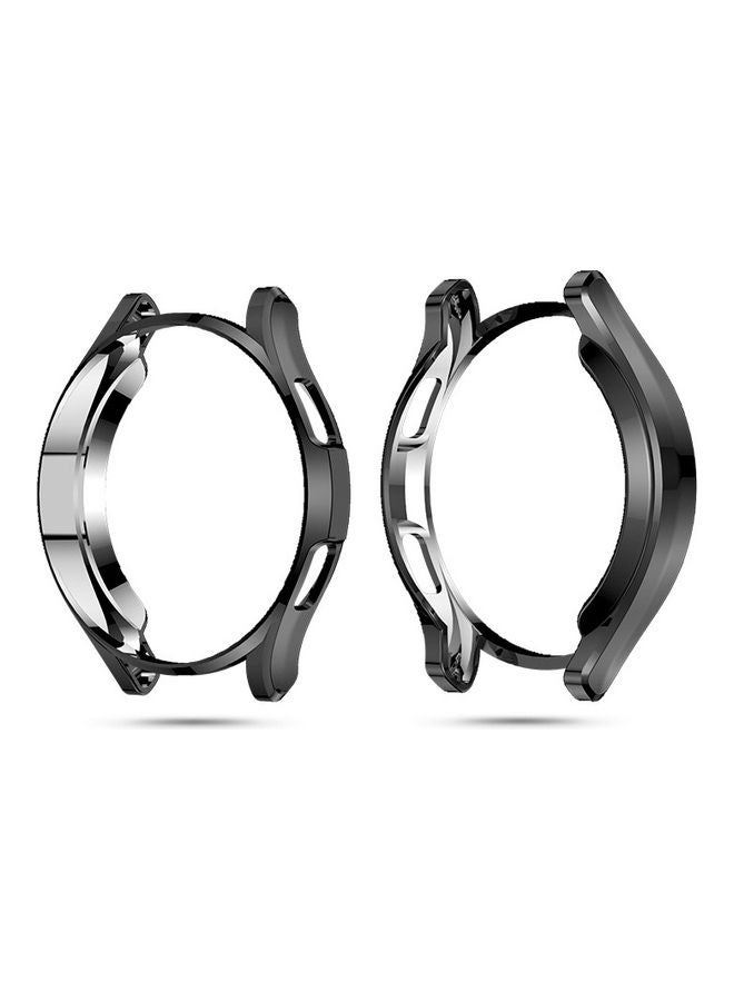 Anti-Drop Electroplat Screen Protector Case Cover for 46mm Samsung Galaxy Watch 4/4 Classic Clear - Image 2