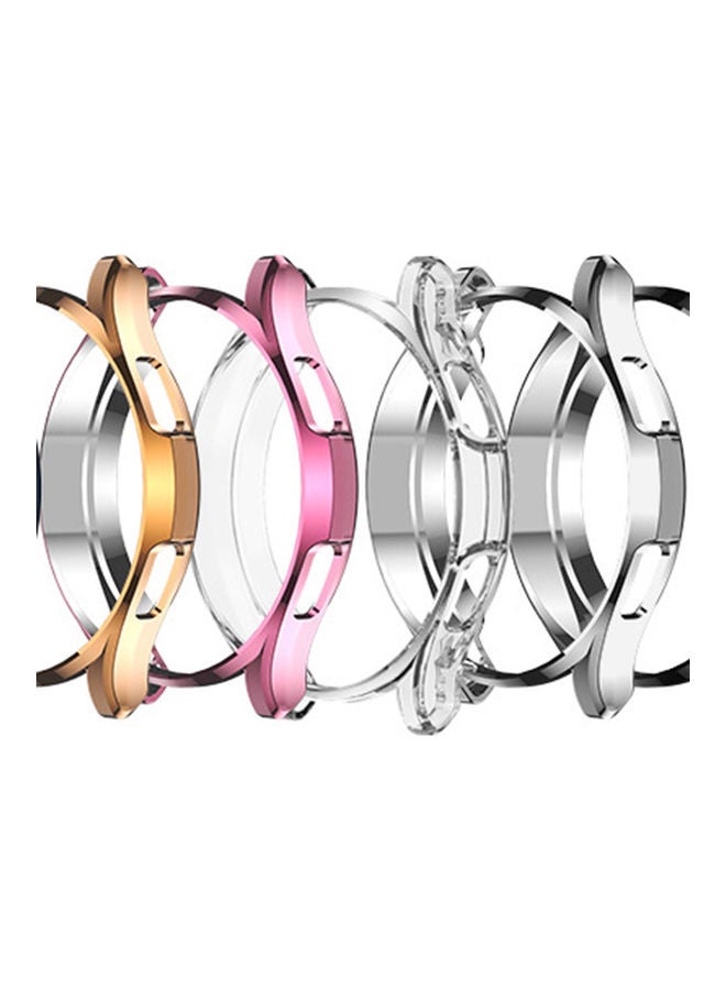 Anti-Drop Electroplat Screen Protector Case Cover for 46mm Samsung Galaxy Watch 4/4 Classic Clear - Image 3