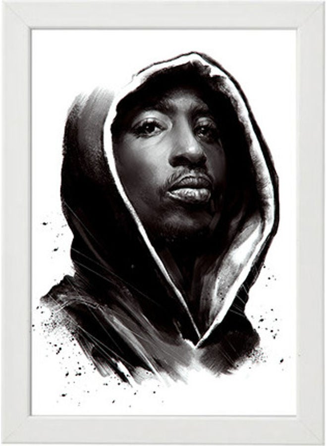 MEC Tupac Wall Art Poster Frame White 21x30cm