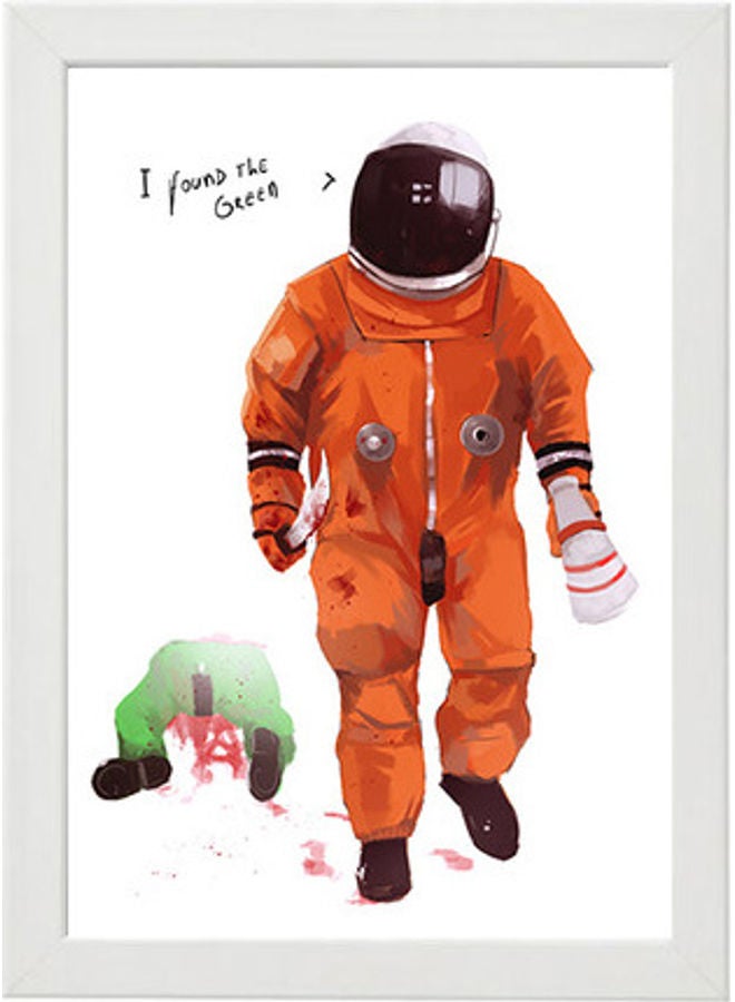 MEC I Found The Green Among Us  Digital Wall Art Poster Frame White 21x30cm