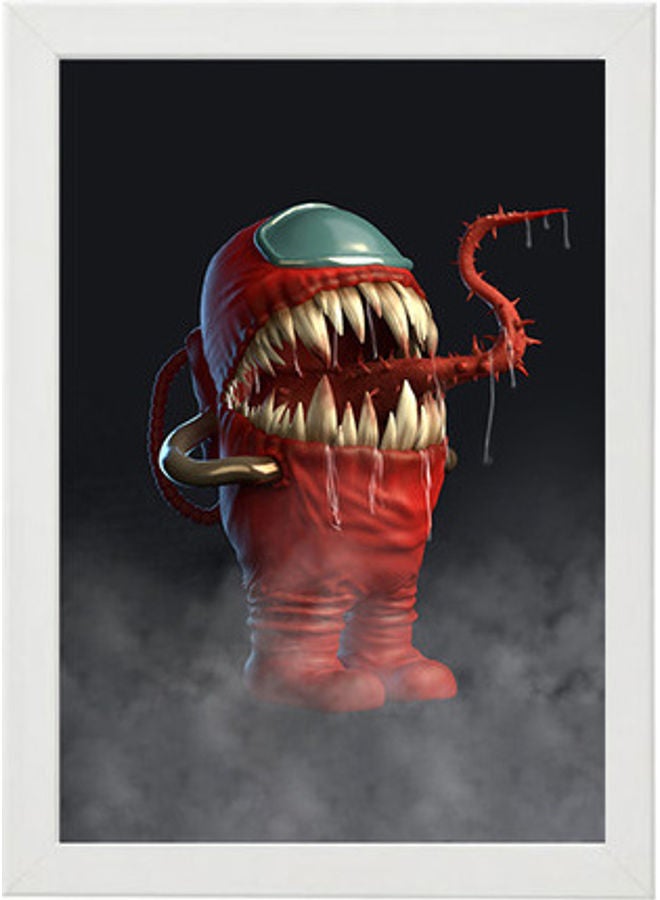 MEC Among Us Digital Wall Art Poster Frame White 21x30cm