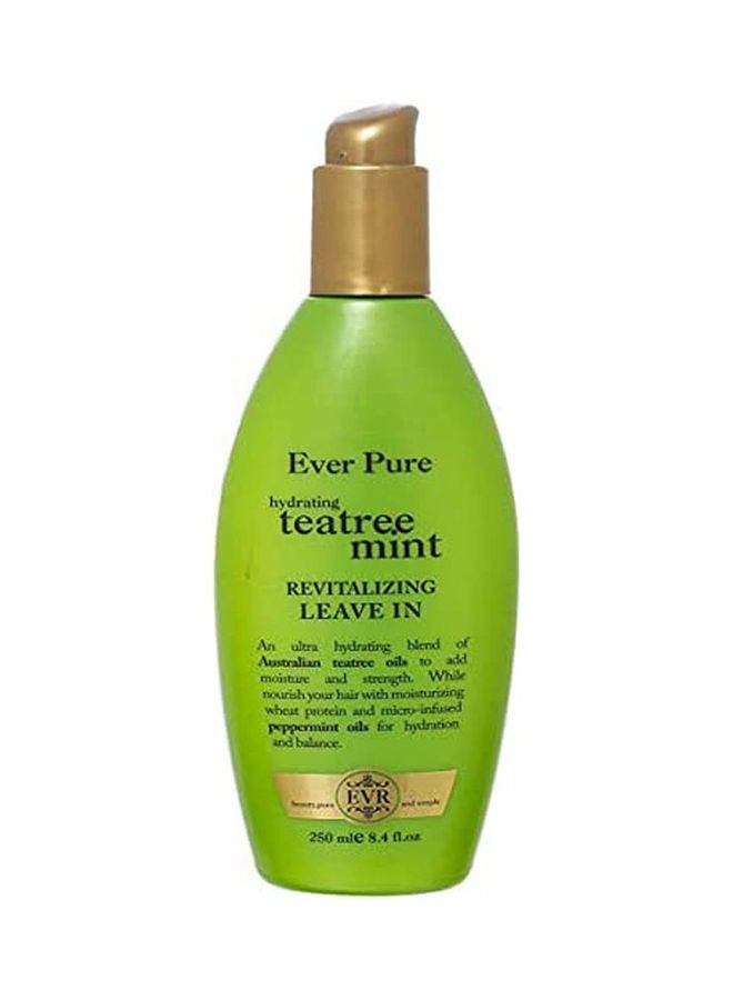 إيفر بيور مرطب يترك على الشعر بخلاصة شجرة الشاي والنعناع أخضر 250ملليلتر