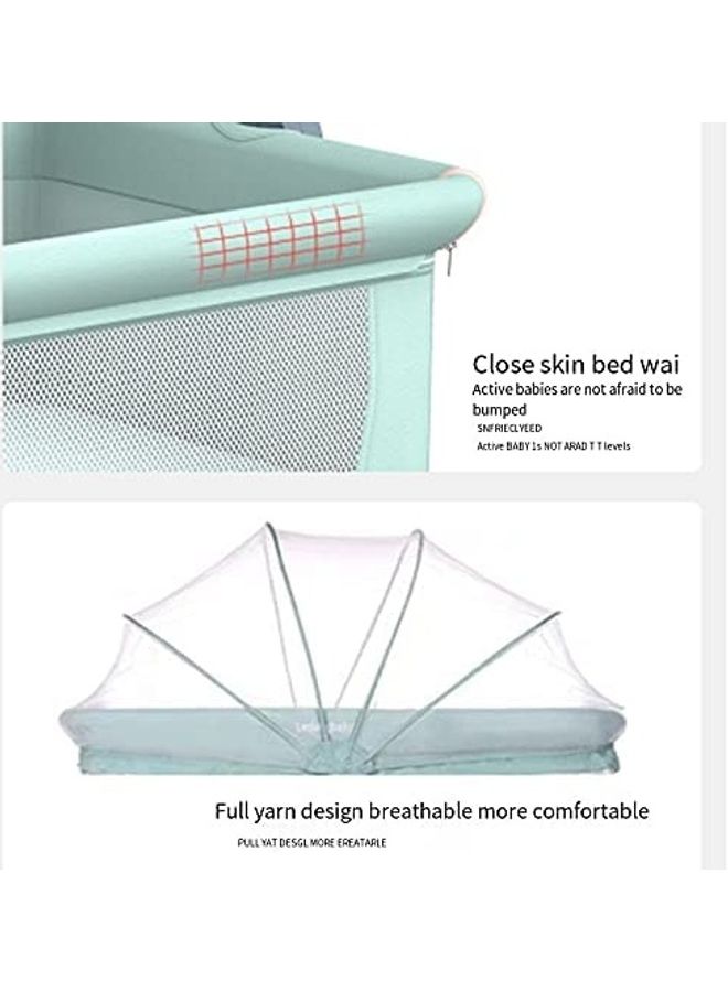 Cool Baby - Portable Removable Folding Adjustable Height Spliced-Size Baby Crib - Image 1