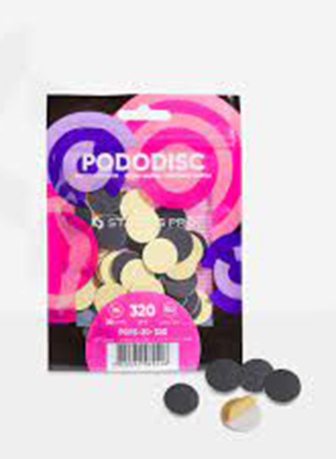 Pedicure Disc Refill Pads Black