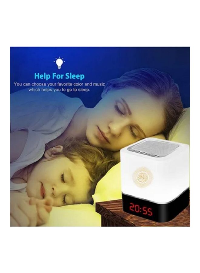 ACHAS - Touch Lamp Quran Bluetooth Speaker With Remote White - Image 1