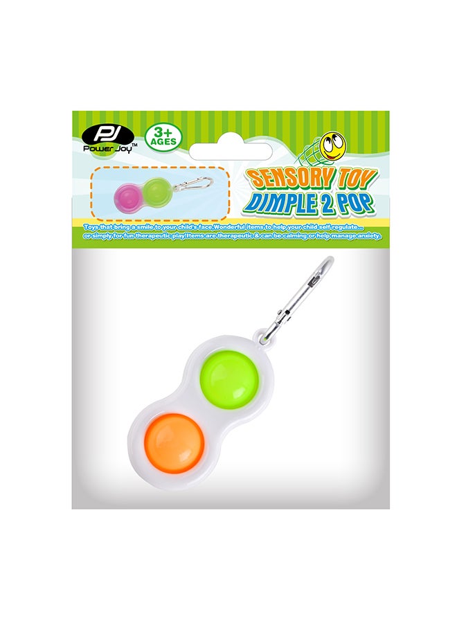 P.Joy - Sensory Toy Dimple 2 Pop Keychain Assorted - Image 1