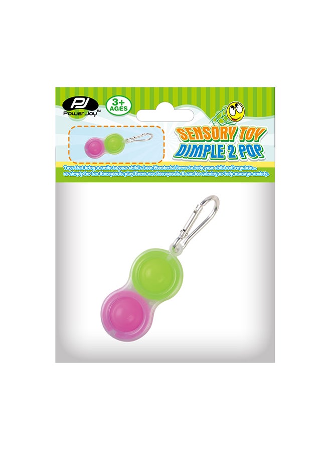 P.Joy - Sensory Toy Dimple 2 Pop Keychain Assorted - Image 1
