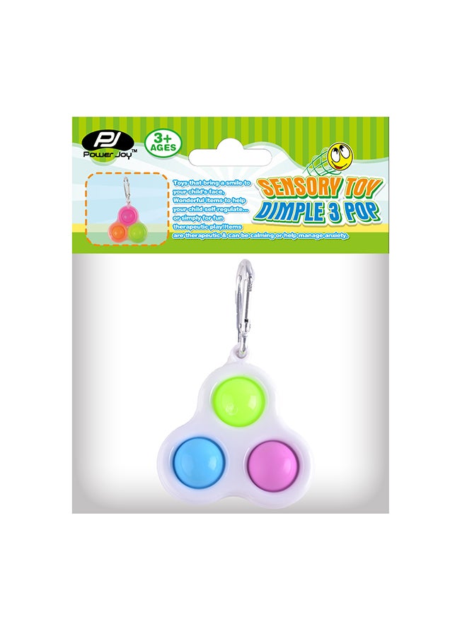 P.Joy - Sensory Toy Dimple 3 Pop Keychain Assorted - Image 1