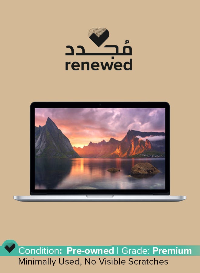 Apple Renewed - Macbook Pro MF839LL/A (2015) Laptop With 13.3-Inch Display, Core i5 Processor/5th Gen/8GB RAM/256GB SSD/1536MB Intel Iris Graphics 6100 English Silver  - Image 1