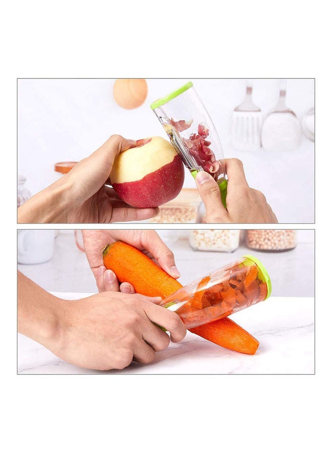 Peeler with Container Green