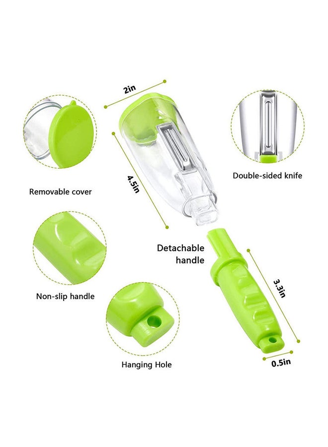 Peeler with Container Green