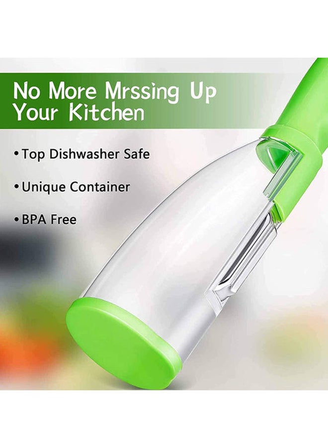 Peeler with Container Green