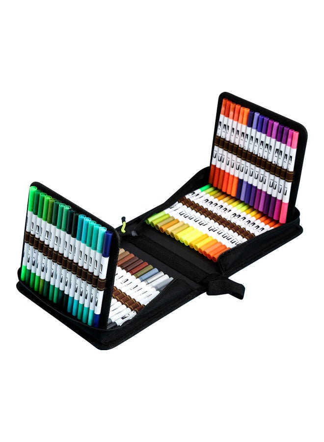 120-Colour Double-Ended Brush Multicolour - Image 1