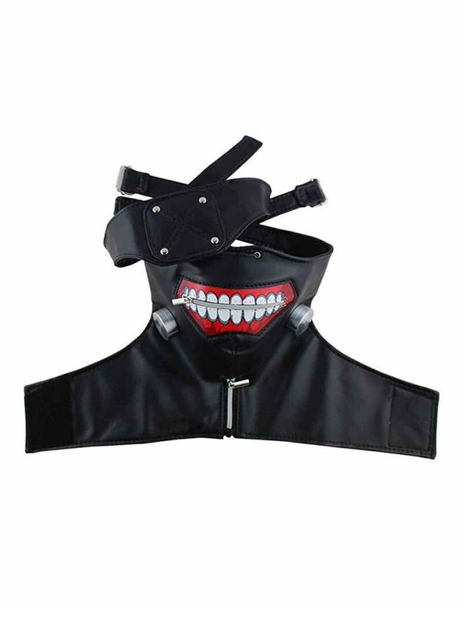 QiaoKai - Tokyo Ghoul Kaneki Ken Mask With Eyepatch Cosplay Props For Party Decorations Festival - Image 1