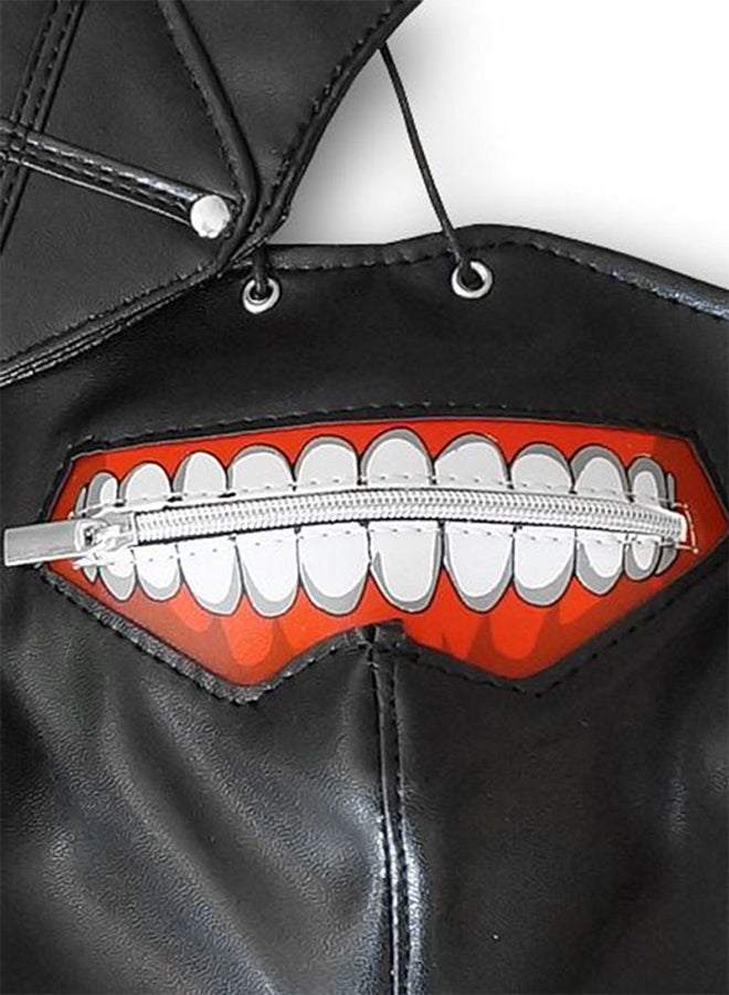 QiaoKai - Tokyo Ghoul Kaneki Ken Mask With Eyepatch Cosplay Props For Party Decorations Festival - Image 1