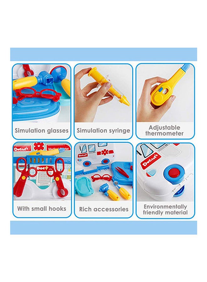 Premium Quality Learning Educational Doctor Set Toy Briefcase Model For Kids 26.2x20.2x10cm 