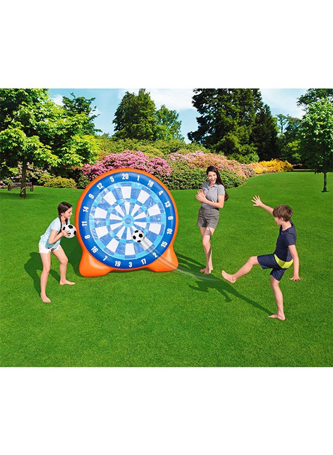 Bestway - 3-Piece All Star Kickball Inflatable Dartboard Play Day Kick Darts Game Kit 107x157x57cm - Image 1