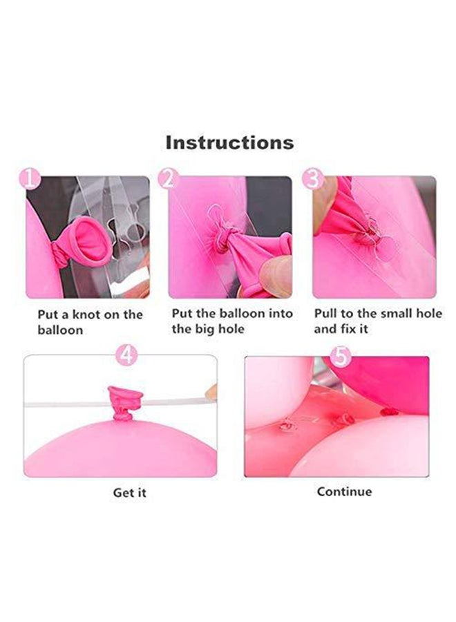 null - 2-Piece Durable High Quality Balloon Arch Garland Decorating Strip Tape 5meter - Image 1